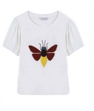 Load image into Gallery viewer, Moth Insect Print T Shirt
