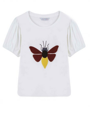 Moth Insect Print T Shirt
