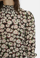 Load image into Gallery viewer, Black Daisy Top