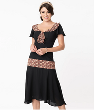 Load image into Gallery viewer, 1920s  Flapper Day Dress