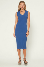 Load image into Gallery viewer, Ocean Blue Knit Dress