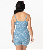 Chambray Eyelit Romper