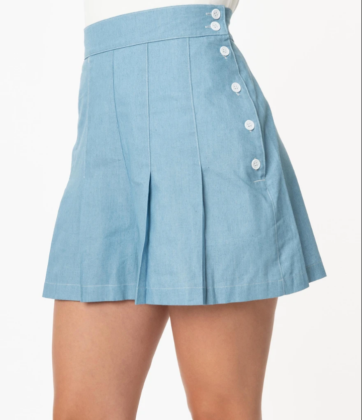 Chambray Sailor Shorts