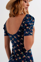Load image into Gallery viewer, Puff Sleeve Skater Dress