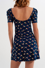 Load image into Gallery viewer, Puff Sleeve Skater Dress