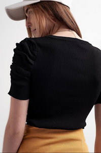 Balloon Sleeve Top