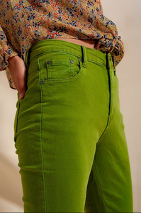 Avocado Green Jeans