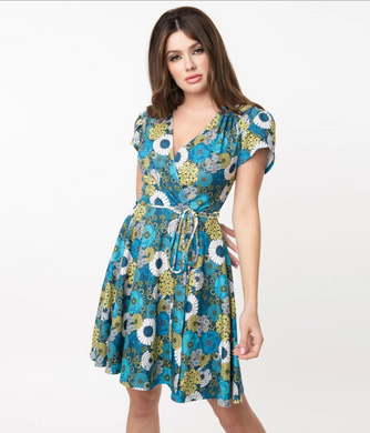 Aqua Girl Power Dress
