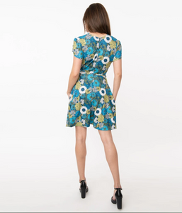 Aqua Girl Power Dress