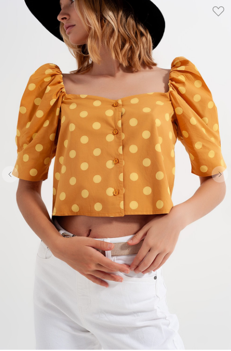 Yellow Dot Top
