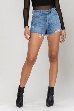 Frayed Hem Shorts