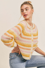Load image into Gallery viewer, Button Down Sunset Cardigan