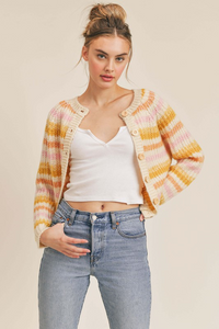 Button Down Sunset Cardigan