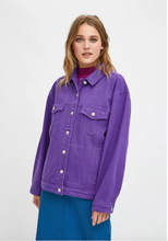 Load image into Gallery viewer, Violet Denim Jacket