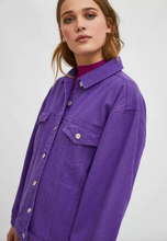 Load image into Gallery viewer, Violet Denim Jacket