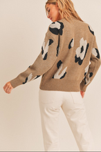 Load image into Gallery viewer, Leopard Floral Sweater