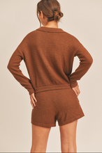 Load image into Gallery viewer, Espresso Collared Top