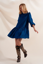 Load image into Gallery viewer, Denim Smock Dress