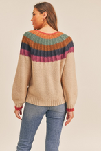 Load image into Gallery viewer, Multicolor Yoke Sweater