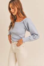 Load image into Gallery viewer, Ruched Shoulder Sweater