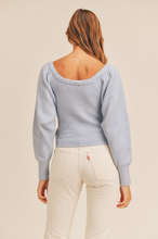 Load image into Gallery viewer, Ruched Shoulder Sweater