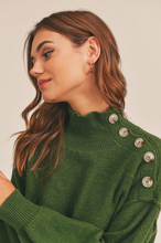Load image into Gallery viewer, Moss Green Sweater
