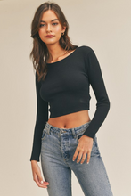Load image into Gallery viewer, Open Back Ribbed Top