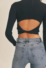 Load image into Gallery viewer, Open Back Ribbed Top