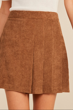 Load image into Gallery viewer, Corduroy Mini Skirt