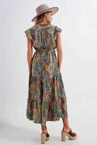 Multichrome Paisley Maxi