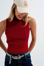 Load image into Gallery viewer, Knit High Neck Top