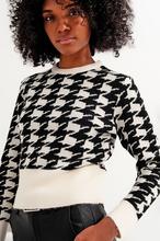 Load image into Gallery viewer, Houndstooth Sweater
