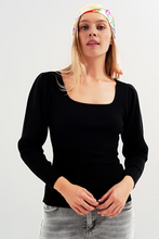 Load image into Gallery viewer, Chevron Detail Jumper