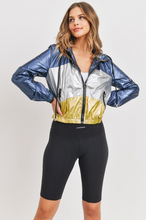 Load image into Gallery viewer, Metallic Colorblock Jacket