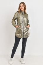 Load image into Gallery viewer, Metallic Windbreaker