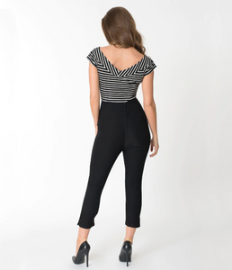 High Waist Capri Pants