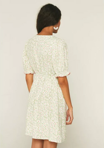 Sage Green Floral Sundress