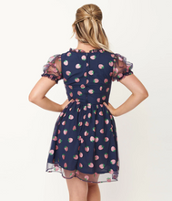 Load image into Gallery viewer, Strawberry Print Flare Dress