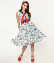 Load image into Gallery viewer, Popeye x Unique Vintage Classic Comic Print Swing Dress