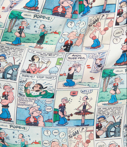 Popeye x Unique Vintage Classic Comic Print Swing Dress