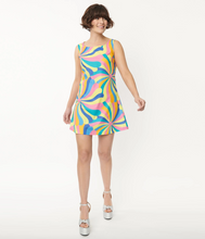 Load image into Gallery viewer, Psychedelic Sleeveless Mini Dress