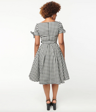 Load image into Gallery viewer, Doreen Gingham Swing Dress