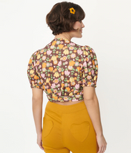 Load image into Gallery viewer, Roller Queen Crop Blouse