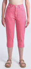 Load image into Gallery viewer, Slim Cropped Coral Pants