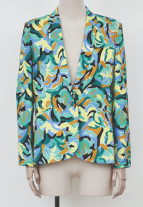 Mint Jeanne Blazer