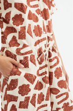 Load image into Gallery viewer, Brown Shapes Romper