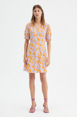 Fruit Print Mini Dress