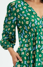 Load image into Gallery viewer, Lily Pad Floral Mini Dress