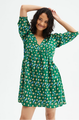 Lily Pad Floral Mini Dress