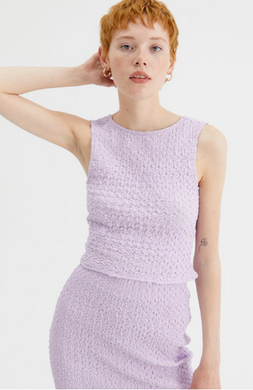 Lilac Stretch Top